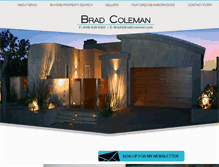 Tablet Screenshot of bradcoleman.com